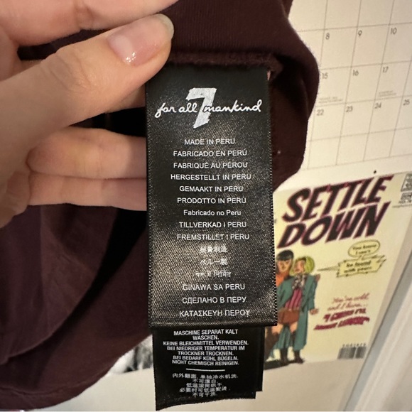 7 For All Mankind Long Sleeve - Picture 3 of 3